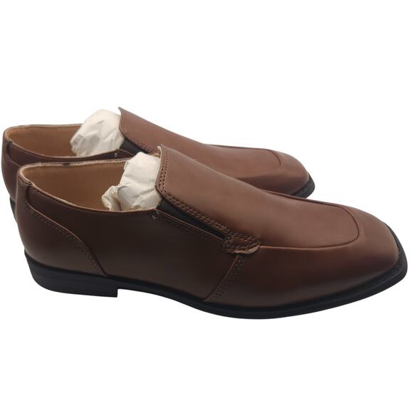 SONOMA Goods For Life® Boys Slip-On Brown Dress Loafer Shoes‎ sz 7 Youth - Picture 2 of 10